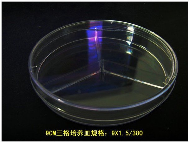 湖北塑料培養皿 三分格